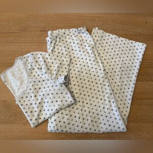 Gap Body Pointelle Ditsy Floral Pajama Set